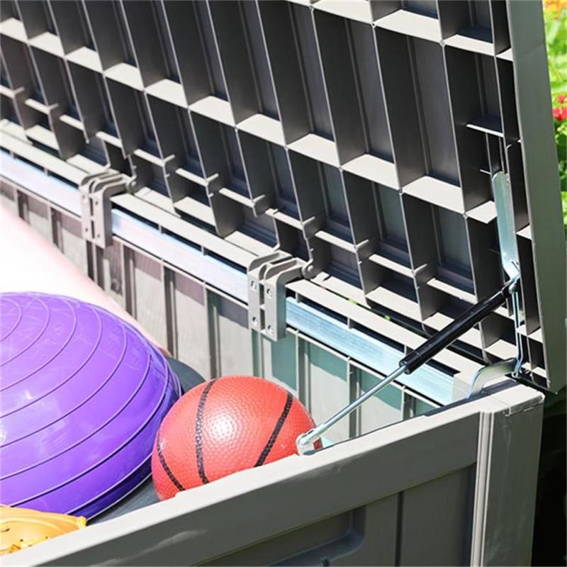 Outdoor garden patio  metal UV protected and Lockable lid KD storage box