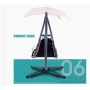 Deluxe Garden Helicopter Dream Chair Hanging Swing Hammock Sun Lounger Chair Chaise Sunshade Canopy Deck Patio Pool Porch
