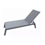 Patio garden outdoor adjustable sun lounger heavy duty aluminum sun lounger chair