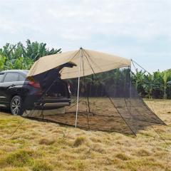 Outdoor Rear Car Tent Camping Beach Gazebo Car Extensional Gazebo Tent with Mosquito Net