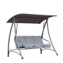 YOHO Hot Sale wholesale Outdoor patio garden swing chair outdoor leisure Patio hanging chair with canopy