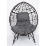 Wholesale Custom Leisure Egg Chair Swing With Seat Cushion Single Swing Wicker