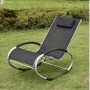 Garden Patio Zero Gravity Sun Relax Iron Rocking Lounger Best Sell Outdoor Outdoor Furniture Aluminum Sun Lounger Spring Chair