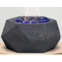 YOHO Indooe Ethanol Table Top Fire pit bio ethanol burner fireplace Indoor easy carry warming Fire Pit with glass cover