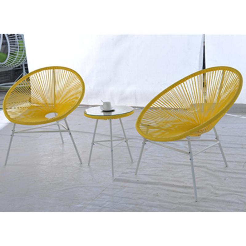 Indoor Outdoor Rattan Acapulco Woven Lounge Chair, All-weather Patio Pear Shaped Weave Chair,colorful Acapulco Accent Chair
