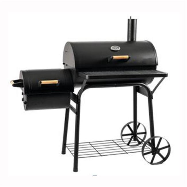 Trolley  BBQ grills wood fuel steel charcoal smoker