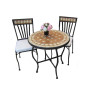 Airwave Sevilla Mosaic Bistro Set 2 Seat Table and Chairs for Patio/garden/outdoor Dining Outdoor Furniture Garden Set