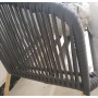 New product braid woven table and chairs for garden causal conversation rattan sofa rattan rope furniture