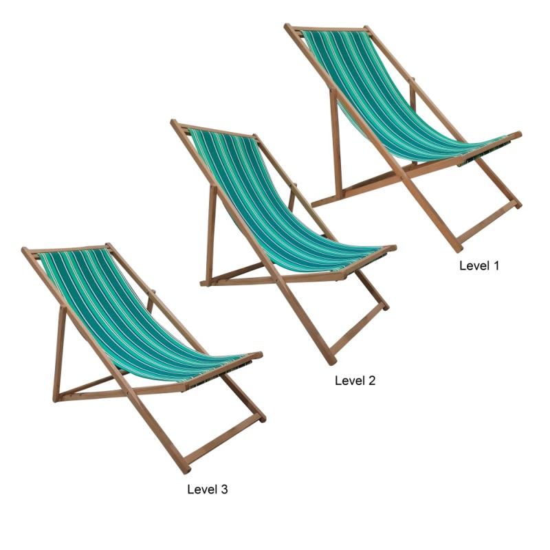 Wholesale foldable wooden lounge portable folding reclining beach deck chair camping outdoor furniture