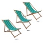 Wholesale foldable wooden lounge portable folding reclining beach deck chair camping outdoor furniture