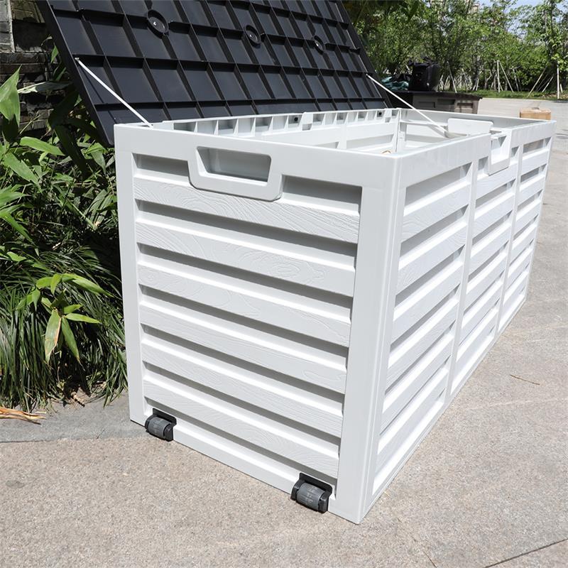Outdoor garden patio  metal UV protected and Lockable lid KD storage box