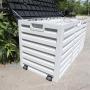Outdoor garden patio  metal UV protected and Lockable lid KD storage box