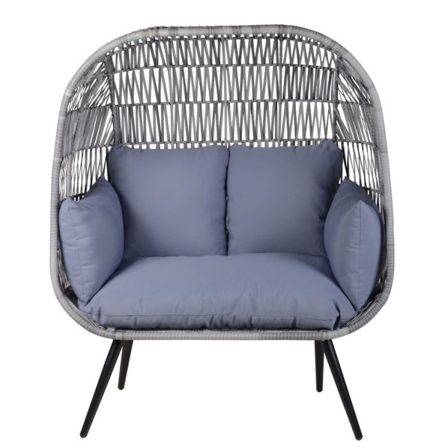 Yoho patio furniture adult size egg chair double zero gravity chair rocking egg chair