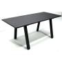 High Quality Outdoor Furniture Aluminum Plastic Wood Rectangle Dinning Table