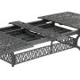 Luxury  Style extension dining table Used Patio Furniture Cast Aluminum Garden Table