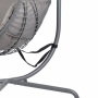 Yoho High Quality Hot sale Full KD Rattan swing chair Outdoor Garden Patio Bedroom hanging egg chair with cushion with stand
