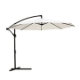 Modern patio banana umbrella outdoor steel hanging parasol
