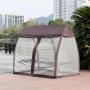 Cheap Outdoor Swing Bed with Mosquito Net Hanging Swing Gazebo Tent Garden Swing Chair Outdoor Furniture