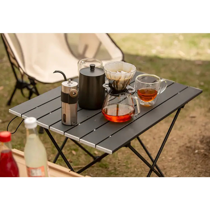 Outdoor Patio Garden Lightweight Aluminum  Folding Small Camping Table