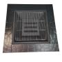 Multifunction Metal Square Outdoor Fire Pit with BBQ Grill