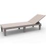 YOHO Hot Sale High Quality Patio Pool Garden Outdoor Modern Plastic Furniture Resin chaise Sun lounger