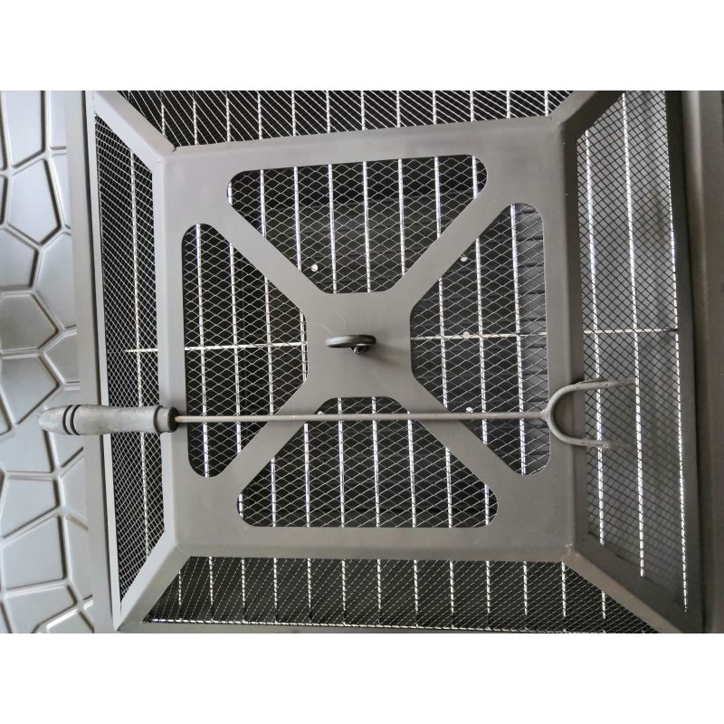 Outdoor garden patio backyard heavy metal steel wood burning fire pits