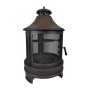 Outdoor black high-heat-resistant paint   with cast iron grills cooking fire pit