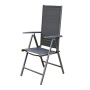 YOHO Hot sale High Quality cheap garden metal folding chair 7 position adjustable garden relax chair easy folding  chair
