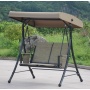 Canopy  garden backyard cushioned steel frame outdoor hammock swing