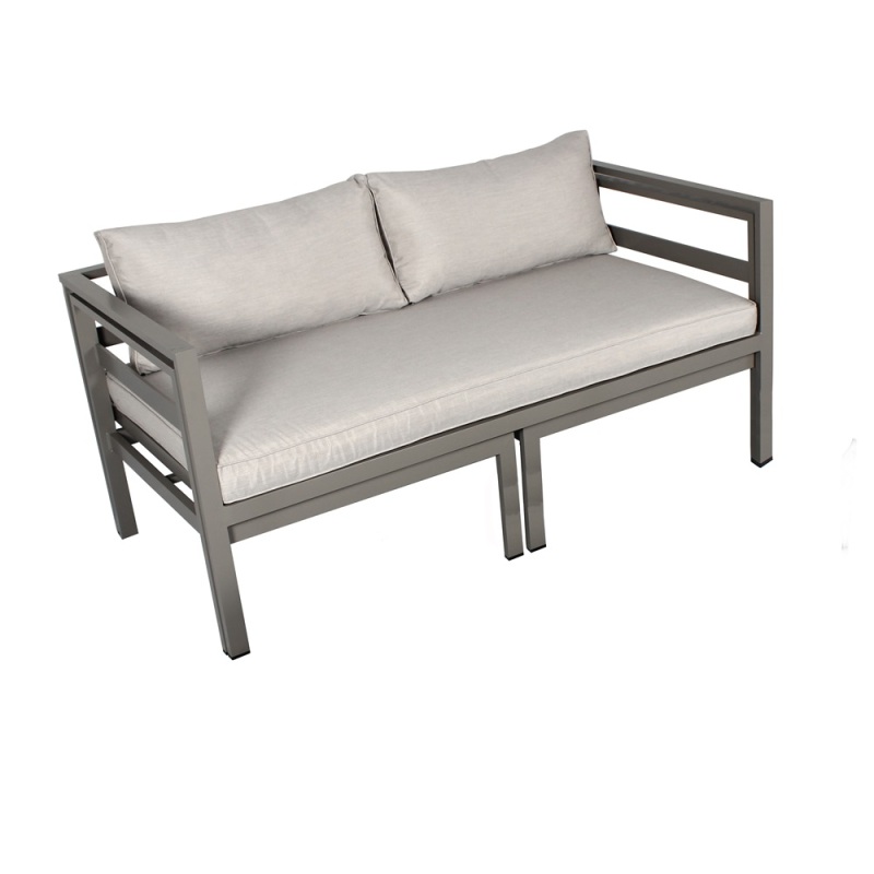 White Outdoor Sofa Set sectional Aluminum Garden Sofa De Patio for leisure