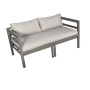 White Outdoor Sofa Set sectional Aluminum Garden Sofa De Patio for leisure