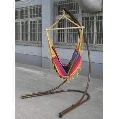3mm C shape metal steel hanging swing chair stand outdoor hammock chair stand