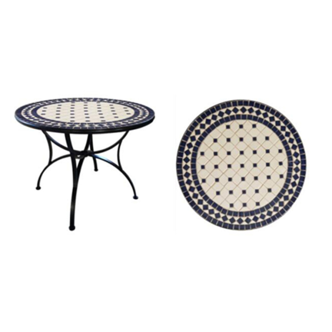 Yoho new design Mosaic table outdoor cafe table mosaic coffee table for garden