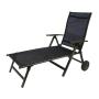 Outdoor furniture plastic cheaper sun lounger foldable sun lounger Anti-UV