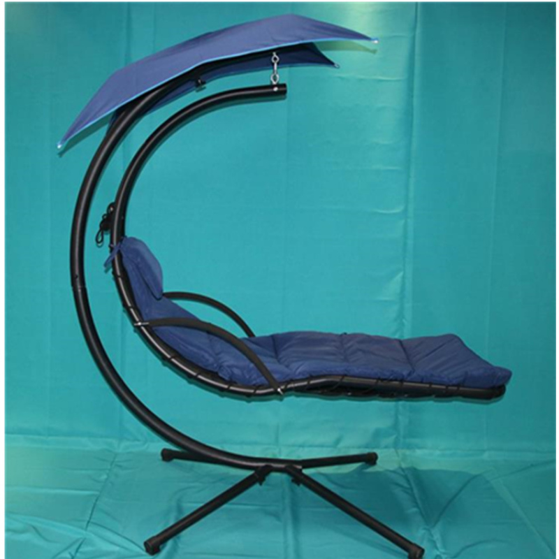 C stand hammock Chair outdoor Chaise Chair with  Sunshade Canopy hammock seat stand