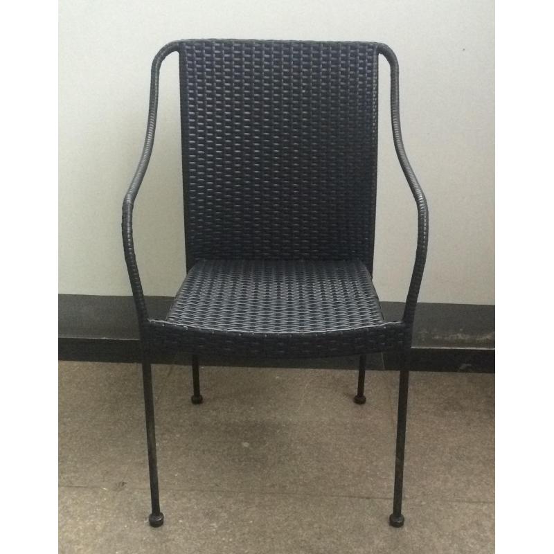 Acapulco sun chair bistro set indoor outdoor all-weather oval weave lounge patio papasan