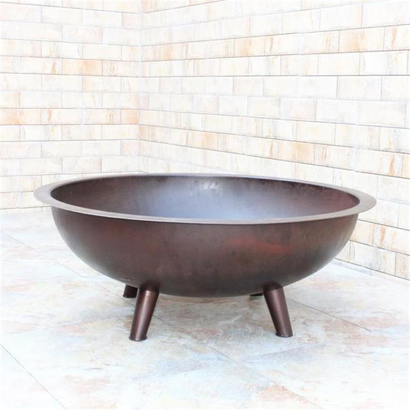 Hot Sale  Round Modern Simplicity Outdoor Patio Metal Steel Bowl  Fire Pit
