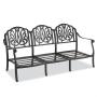 YOHO Luxury Outdoor garden set cast aluminium modern patio sofa cast aluminum deep seat outdoor sofa set