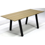 High Quality Outdoor Furniture Aluminum Plastic Wood Rectangle Dinning Table