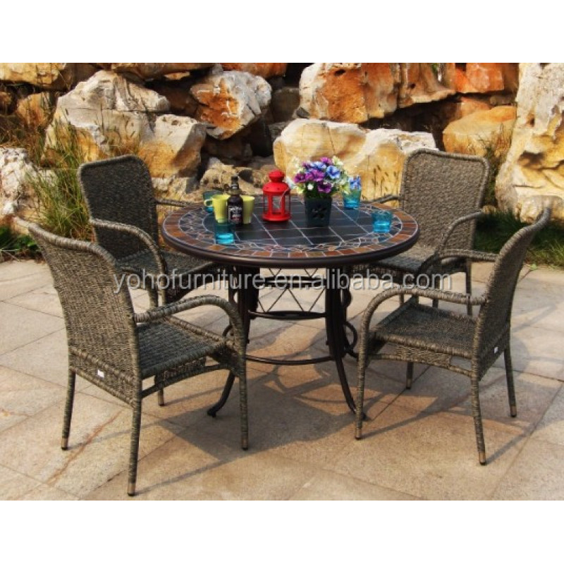 With 2 years warrantee rattan sofa set outdoor furniture with garden chairs rattan furniture set
