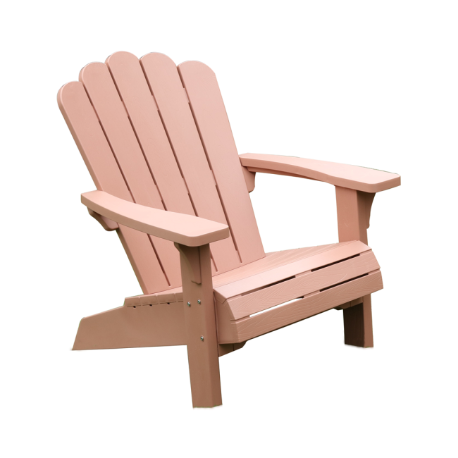 Outdoor patio beach Injection plastic adirondack lounge chair garden KD plastic adirondack chair