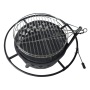 Yoho Outdoor Portable Fire Pit Multifunctional Backyard Garden Heater/BBQ High Temperature Powder Coating Fire Pit With Poker