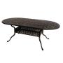 High Quality cast Aluminum Oval Table Dining Tables for garden