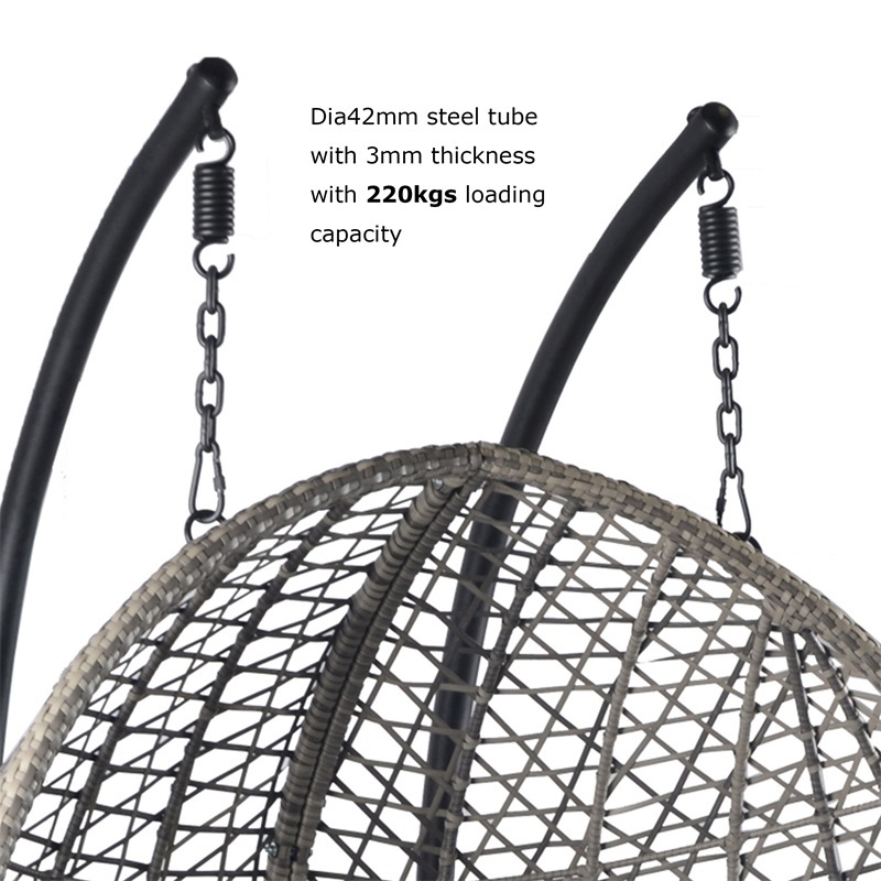 Yoho  Outdoor  hanging egg chair best seller egg chair swing double zero gravity chair