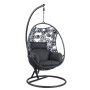 YOHO Hot sale Outdoor Garden hanging chair Rattan Patio Hammock Hanging egg Swing Chair with stand