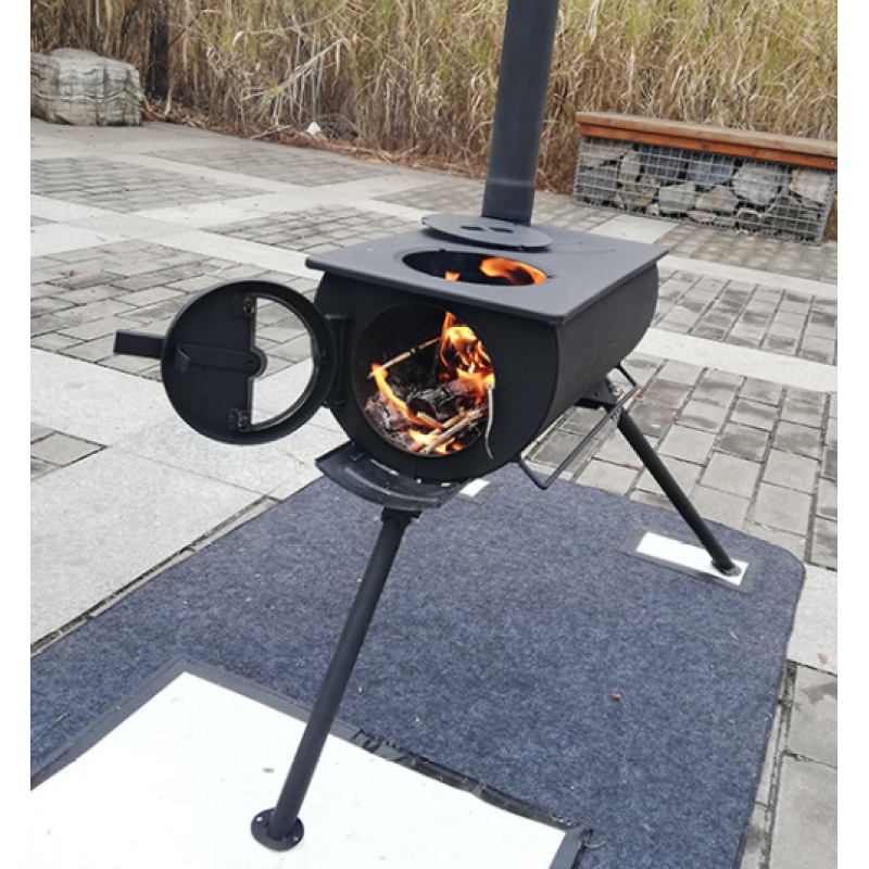 Outdoor Garden Patio camping Portable Folding Charcoal grill BBQ movable smoker charcoal bbq grill