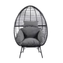 Luxury Egg Chair Outdoor Furniture Wicker Standing Egg Chair
