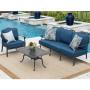 YOHO Luxury Outdoor garden set cast aluminium modern patio sofa cast aluminum deep seat outdoor sofa set
