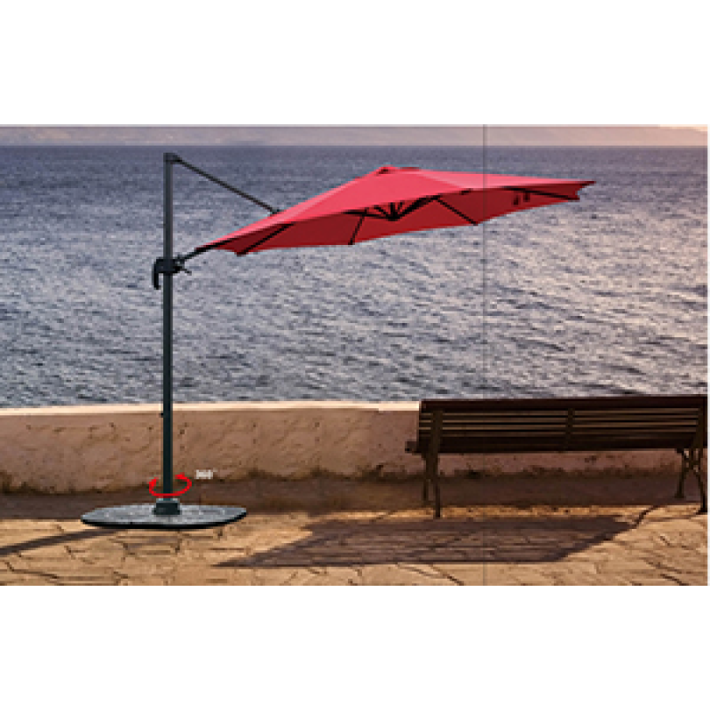 YOHO Outdoor Garden Patio umbrella High Quality Hotel Large Commercial Pool Parasol crank side garden Cantilever Umbrella