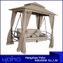 Hot selling outdoor swing furniture chair with canopy,sleep relax swing day bed